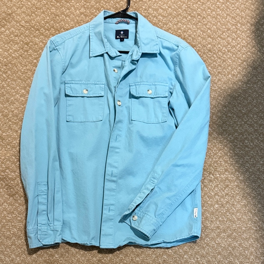 Ben Sherman Light Blue Casual Button Down Shirt